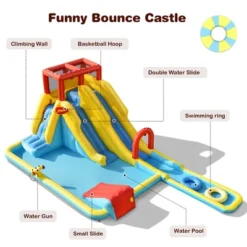 Costway 7 In 1 Inflatable Dual Slide Water Park Climbing Bouncer -LITTLE TIKES Shop GUEST 133759d1 3a2c 4892 b895 6ca538c8bebe