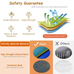 Costway Inflatable Bouncer Climbing Bounce House Kids Slide Park Ball Pit Without Blower -LITTLE TIKES Shop GUEST 1385150f bf10 4e48 a017 3af7c9fbdd91