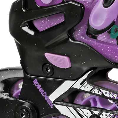 Roller Derby Lomond Kids' Adjustable Inline-Quad Combo Skates - Black 4 Roller Derby Lomond Kids' Adjustable Inline-Quad Combo Skates - Black - Image 4