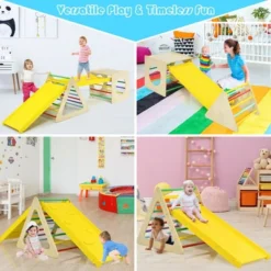 Costway 5 In 1 Toddler Playing Set Kids Climbing Triangle & Cube Play Equipment 13 Costway 5 In 1 Toddler Playing Set Kids Climbing Triangle & Cube Play Equipment -LITTLE TIKES Shop GUEST 143bcb01 a01a 4565 8a81 30ed8f3e6ca8