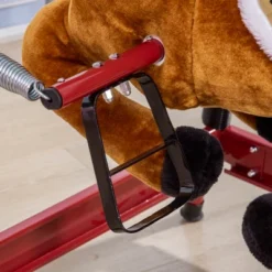 Qaba Kids Spring Rocking Horse, Ride On Horse For Girls And Boys With Animal Sounds, Plush Horse Ride-on With Soft Feel, Interactive Toy For Kids -LITTLE TIKES Shop GUEST 146e8e00 7cf0 43ac 8154 f9ee349e9c04