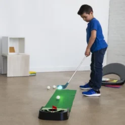 HearthSong Light-Up Indoor Kids' Golf Putting Game With Two Light-Up Putters And Three Golf Balls -LITTLE TIKES Shop GUEST 1513f7d9 2922 4daf 963d 1b3971d036d4