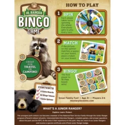 MasterPieces Kids Games - Jr Ranger Bingo Game -LITTLE TIKES Shop GUEST 1652a920 5618 40cd a8ea 64e04460580e