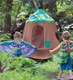 HearthSong Woodland HugglePod HangOut Set With Nylon Hanging Tent, LED Leaf Lights And Crescent Stand -LITTLE TIKES Shop GUEST 1705c759 0ecf 4b4a a9c5 5247023cd4ed