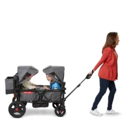 Radio Flyer Voya Stroller Wagon – Gray -LITTLE TIKES Shop GUEST 171578d2 1c1f 45cd 8b64 a7786c115ae4