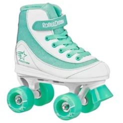 Roller Derby FireStar Youth Kids' Roller Skate - White/Mint 18 Roller Derby FireStar Youth Kids' Roller Skate - White/Mint -LITTLE TIKES Shop GUEST 17208f8b 8ebe 4d9f 8da6 16219b289f18