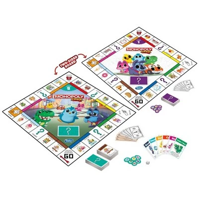 Monopoly Junior 2 Kids Board Games In 1 1 Monopoly Junior 2 Kids Board Games In 1