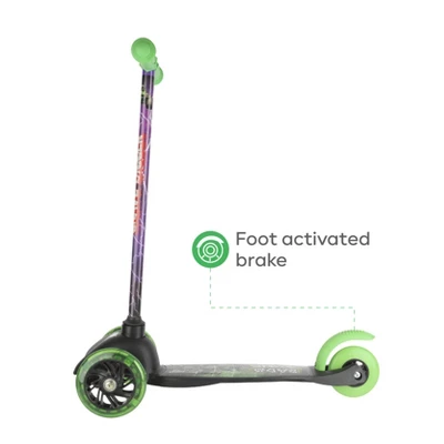 Monster Jam Grave Digger Tilt And Turn Light Up Wheels Scooter 2 Monster Jam Grave Digger Tilt And Turn Light Up Wheels Scooter - Image 2