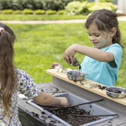 HearthSong Junior Chef's Wooden Mud Play Kitchen And Imagination Station With Metal Accessories -LITTLE TIKES Shop GUEST 1810f904 b6ce 47d9 8756 9713558dcc82