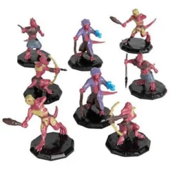 Monster Protectors Painted Fantasy Kobold Mini Figures For D&D - 1", 8 Pieces
