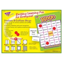 TREND Prefixes & Suffixes Bingo Game -LITTLE TIKES Shop GUEST 186e3cda 1cc9 43c8 86cc 98d65ab13436