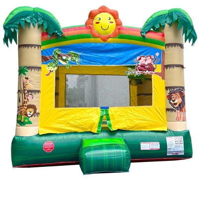 Pogo Bounce House Crossover Kids Inflatable Bounce House With Blower 15 Pogo Bounce House Crossover Kids Inflatable Bounce House With Blower - Image 15
