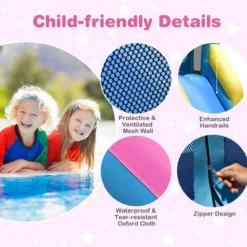 Costway Inflatable Bounce House Sweet Candy Bouncy Castle W/ Water Slide& 480W Blower -LITTLE TIKES Shop GUEST 19e55161 f2c7 4aa2 aa18 07d104c1f1e9