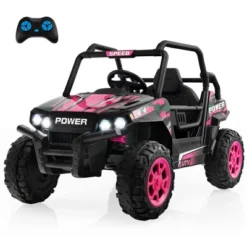 Costway 12V Kids Ride On UTV Electric Off-Road Truck Remote W/ LED Lights & Music -LITTLE TIKES Shop GUEST 1a3b64b7 fdf1 4706 b2ba f4c4963bc129