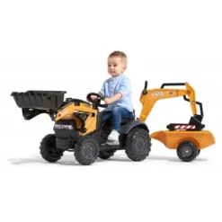FALK Case Construction Pedal Backhoe With Rear Excavator And Trailer FA967N -LITTLE TIKES Shop GUEST 1a6ec8d8 f8f1 453a 9047 ec11a877e34b