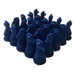 WE Games Chess Blue Knight Erasers (Pack Of 25)