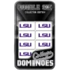 MasterPieces Officially Licensed NCAA LSU Tigers 28 Piece Dominoes Game For Adults