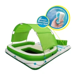 Comfy Floats 13 Foot Misting Inflatable Party Platform For Up To 6 & Comfy Floats No Inflate Single Person Saddle Style Pool Float -LITTLE TIKES Shop GUEST 1b364167 e2e7 4d00 8488 af7a053552bb