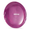 Slippery Racer ProDisc 26 Inch Heavy Duty Aluminum Iron Alloy Metal Kids Winter Saucer Snow Sled With Dual Riveted Rope Handles, Purple (2 Pack)