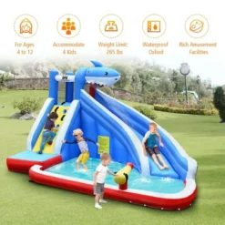 Costway Inflatable Water Slide Animal Shaped Bounce House Castle Splash Water Pool Without Blower -LITTLE TIKES Shop GUEST 1bd638d9 aee4 4c9f 8813 bb8d90a6af90