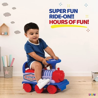 Ride On Toy Train With Tracks - Electric Features Fun Flashing Lights And Music, Storage Seat, 16 Tracks - Playable Without Tracks – Play22Usa 2 Ride On Toy Train With Tracks - Electric Features Fun Flashing Lights And Music, Storage Seat, 16 Tracks - Playable Without Tracks – Play22Usa - Image 2