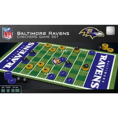 MasterPieces Officially Licensed NFL Baltimore Ravens Checkers Board Game For Families And Kids Ages 6 And Up 1 MasterPieces Officially Licensed NFL Baltimore Ravens Checkers Board Game For Families And Kids Ages 6 And Up