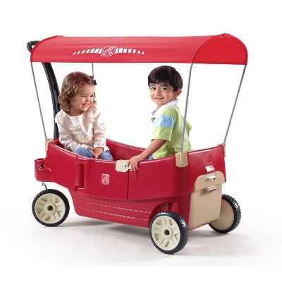 Step2 All Around Canopy Wagon - Red 3 Step2 All Around Canopy Wagon - Red - Image 3