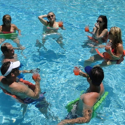 TRC Recreation Lazy Bunz Adult/Child Foam Saddle Float Seat Lounger Chair Mat For Swimming Pool, Lake, Beach, River, & Boating 2 TRC Recreation Lazy Bunz Adult/Child Foam Saddle Float Seat Lounger Chair Mat For Swimming Pool, Lake, Beach, River, & Boating - Image 2