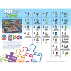 MasterPieces 100 Piece Kids Jigsaw Puzzle - 101 Things To Spot In Town -LITTLE TIKES Shop GUEST 1e35cacd c56b 42fe 9dae f7da2531f2b4