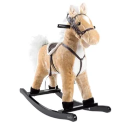 Toy Time Kids Plush Ride-On Rocking Horse On Wooden Rockers With Sounds, Stirrups, Saddle, And Reins - Brown 11 Toy Time Kids Plush Ride-On Rocking Horse On Wooden Rockers With Sounds, Stirrups, Saddle, And Reins - Brown -LITTLE TIKES Shop GUEST 1e7d3ff0 9317 494f a71b 7d862b6ff926