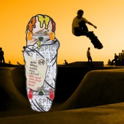 Voyager Burrito Skateboard With Printed Graphic Grip Tape -LITTLE TIKES Shop GUEST 1e81038e 653f 472d 8bbc 4fe9b42dc155