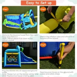 Costway Inflatable Bouncer Climbing Bounce House Kids Slide Park Ball Pit Without Blower -LITTLE TIKES Shop GUEST 1eccdf69 ebed 49fe bd75 3f45d94d9d89