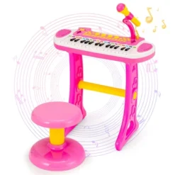 Costway 31 Key Kids Piano Keyboard Toy Toddler Musical Instrument W/ Microphone PinkBlue -LITTLE TIKES Shop GUEST 1edecc23 a6ff 4a59 ac3d 067a89b7cfdd