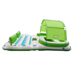 Comfy Floats 13 Foot Misting Inflatable Party Platform For Up To 6 & Comfy Floats No Inflate Single Person Saddle Style Pool Float -LITTLE TIKES Shop GUEST 1f214b3c 87b5 4427 b495 8cd83bbfc7d6