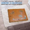 Jumbl 23" X 31" Jigsaw Puzzle Board, Portable Table With 4 Drawers