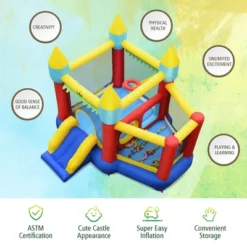 Costway Inflatable Bounce House Slide Jumping Castle W/ Tunnels Ball Pit & 480W Blower -LITTLE TIKES Shop GUEST 1f3a6b8a 2f46 44a9 9c5e 6c174164bdb5