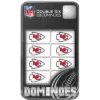 MasterPieces Officially Licensed NFL Kansas City Chiefs 28 Piece Dominoes Game For Adults