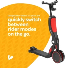 Larktale Scoobi Scooter- 5-in-1 Convertible Kick Scooter For Kids - Transition To Balance Bike, Toddler Tricycle, Kick Scooter - Clovelly Yellow -LITTLE TIKES Shop GUEST 200654f6 35d6 412e a75a 9928753961e3