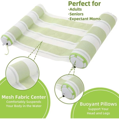 SLOOSH 2 Sets Inflatable Hammock Swimming Pool Float 1 SLOOSH 2 Sets Inflatable Hammock Swimming Pool Float