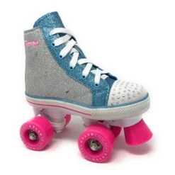 Chicago Skates Fashion Kids' Quad Roller Skate - Blue/Silver -LITTLE TIKES Shop GUEST 2080d58e 2fa9 4f8b a7f9 3e1d24ee67c8