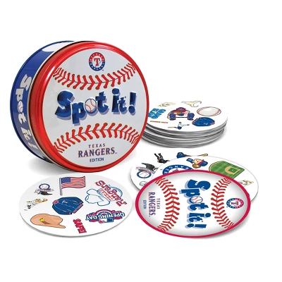MasterPieces Officially Licensed MLB Texas Rangers Spot It Game For Kids And Adults 2 MasterPieces Officially Licensed MLB Texas Rangers Spot It Game For Kids And Adults - Image 2