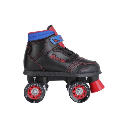 Chicago Skates Boys' Sidewalk Roller Skates - Black (J13) 1 Chicago Skates Boys' Sidewalk Roller Skates - Black (J13)