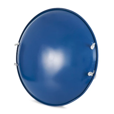 Slippery Racer ProDisc 26 Inch Heavy Duty Aluminum Iron Alloy Metal Kids Winter Saucer Snow Sled With Dual Riveted Soft Grip Rope Handles, Blue 2 Slippery Racer ProDisc 26 Inch Heavy Duty Aluminum Iron Alloy Metal Kids Winter Saucer Snow Sled With Dual Riveted Soft Grip Rope Handles, Blue - Image 2