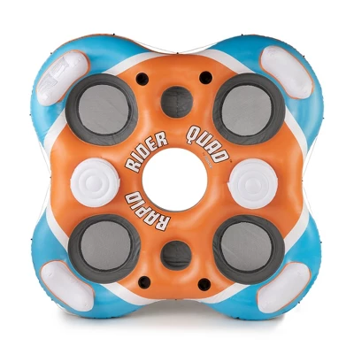 Bestway Rapid Rider 4 Person Floating Island Raft And Rapid Rider 2 Person Tube 2 Bestway Rapid Rider 4 Person Floating Island Raft And Rapid Rider 2 Person Tube - Image 2