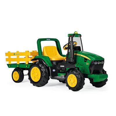 Peg Perego John Deere 12V Heavy Duty Tractor Powered Ride-On 1 Peg Perego John Deere 12V Heavy Duty Tractor Powered Ride-On