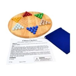 Classic Game Collection - 12" Wood Chinese Checkers Set With Marbles -LITTLE TIKES Shop GUEST 235a3365 4b41 49f7 b6d4 5deb6b524d42