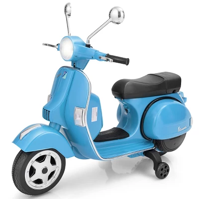 Kids Vespa Scooter 6V Rechargeable Ride On Motorcycle W/Training Wheels 10 Kids Vespa Scooter 6V Rechargeable Ride On Motorcycle W/Training Wheels - Image 10
