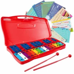 Costway 25 Notes Kids Glockenspiel Chromatic Metal Xylophone W/Case And 2 Mallets -LITTLE TIKES Shop GUEST 24a4dfae ab1c 4ed5 aeff 3e3230be38ee