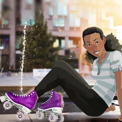 Crazy Skates Glam Adjustable Roller Skates For Women And Girls - Adjusts To Fit 4 Sizes 5 Crazy Skates Glam Adjustable Roller Skates For Women And Girls - Adjusts To Fit 4 Sizes - Image 5