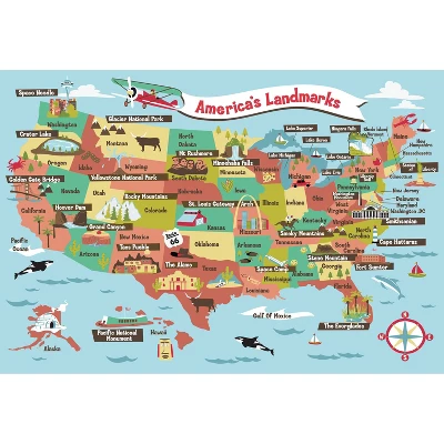 Smithsonian Americas Landmarks Puzzle 100pc 2 Smithsonian Americas Landmarks Puzzle 100pc - Image 2